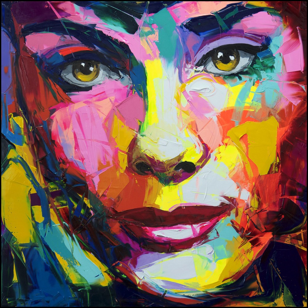 Francoise Nielly Portrait Palette Painting Expression Face166